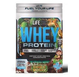 LIFE PRO WHEY PROTEIN - Choco Monkey Bag Edition