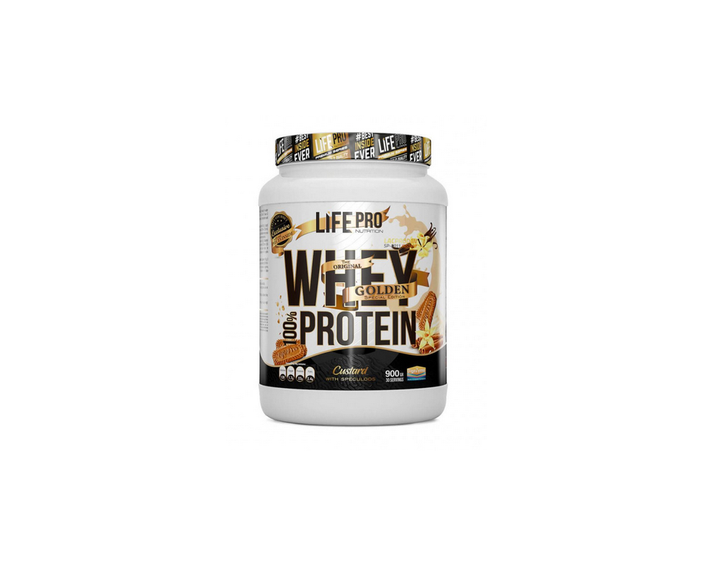 LIFE PRO WHEY GOURMET - Natillas & Speculoos Bits 900g